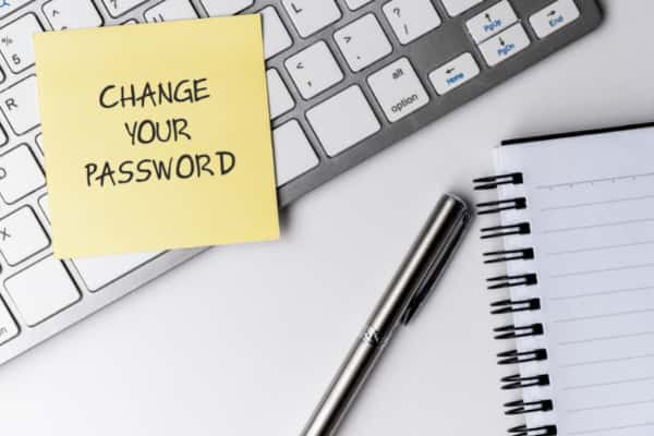 how to change paypal password