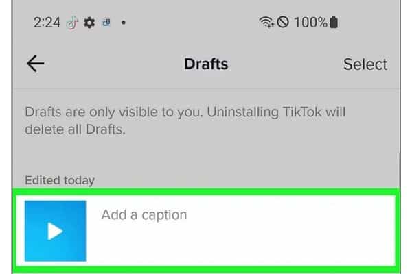 how to edit drafts on tiktok